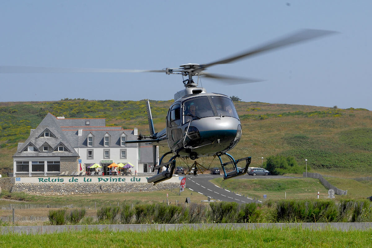 sortie en hélicoptère finistère sud