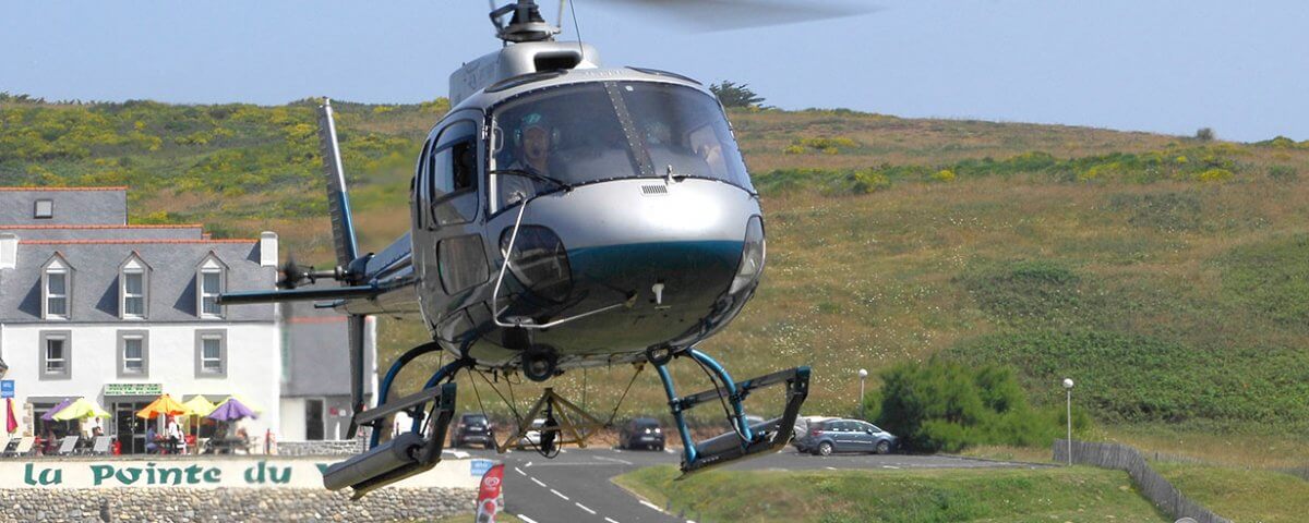 sortie hélicoptère en finistère sud