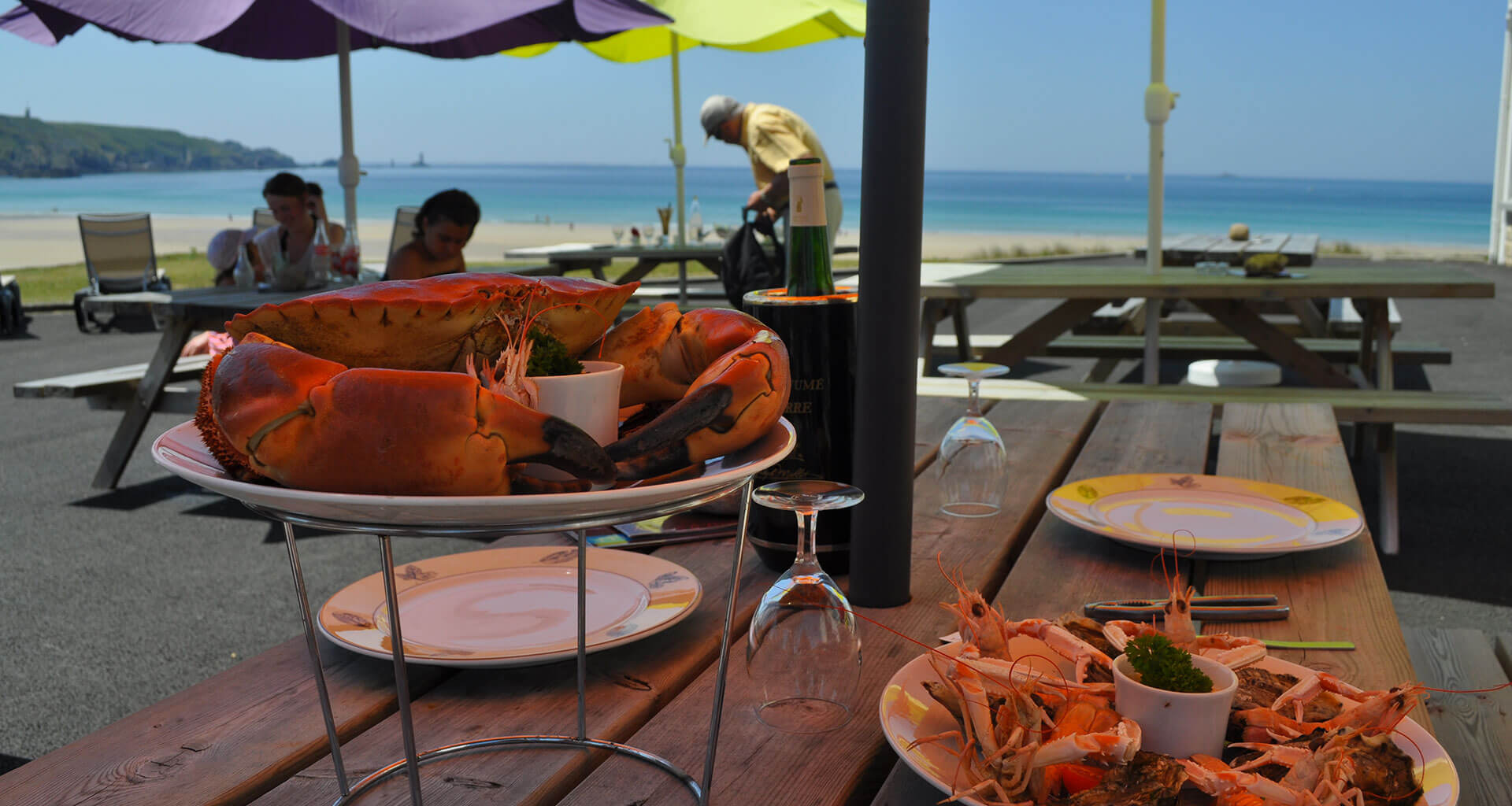 assiettes fruits de mer finsitère sud